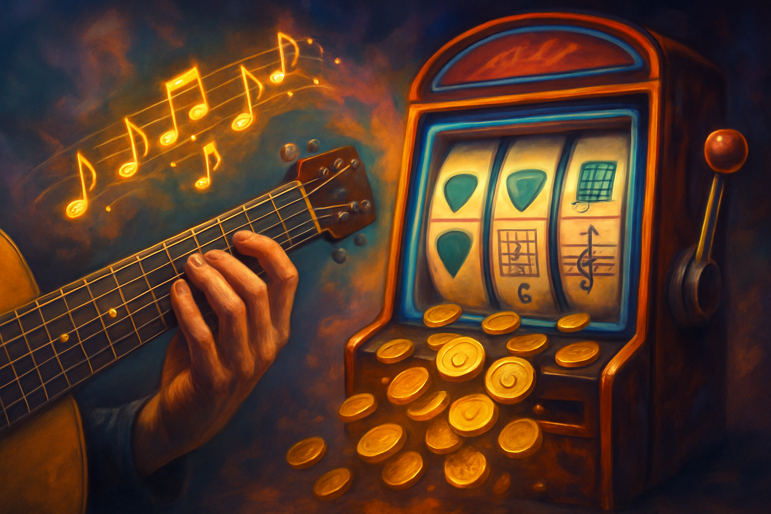 Striking a Chord: The Surprising Similarities Between Learning Guitar and Playing Slots
